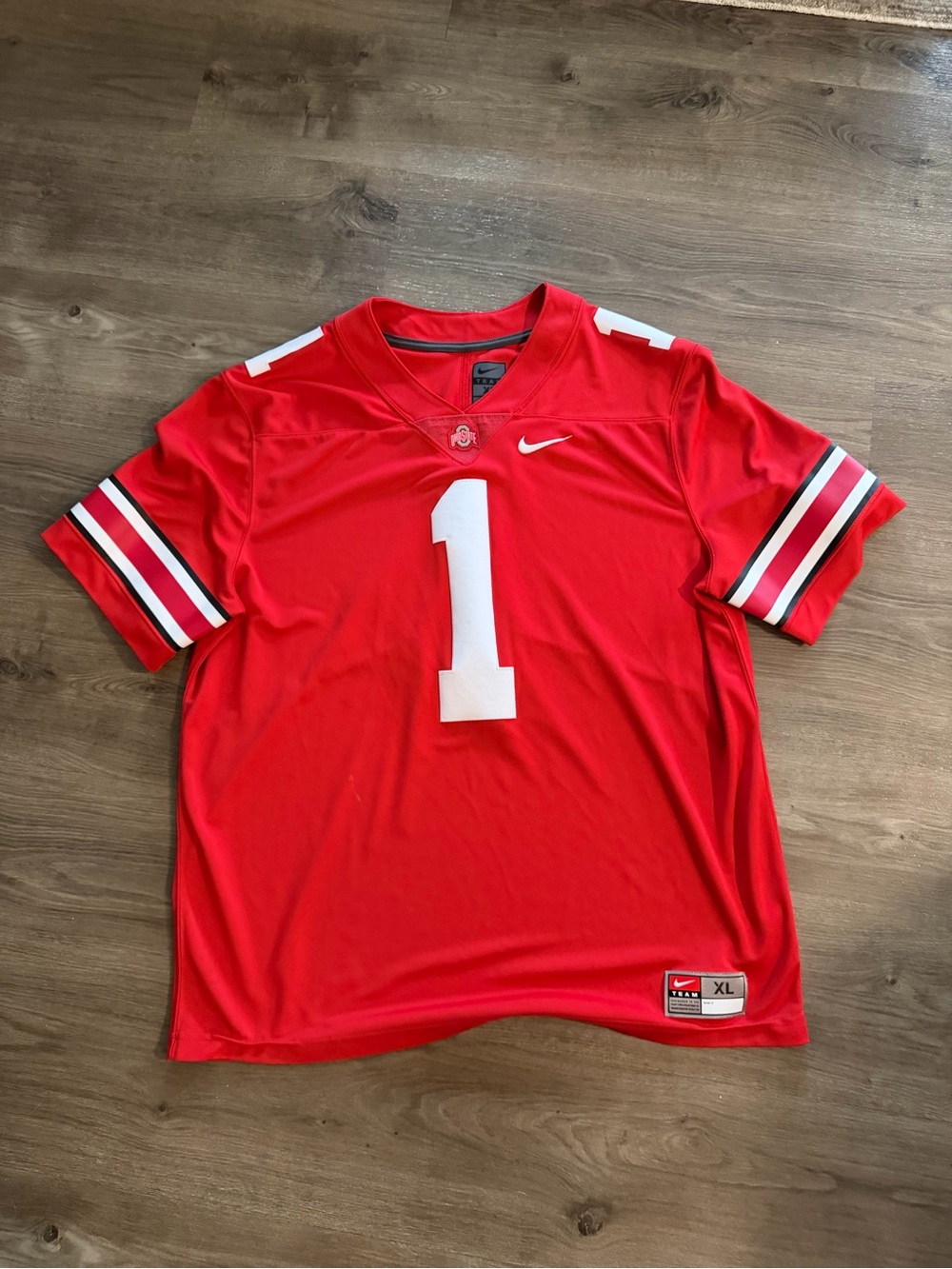 Ohio State Nike Men’s Red Football Jersey